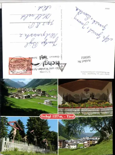 505852,Ischgl im Paznauntal Totale Kalvarienberg Mehrbildkarte