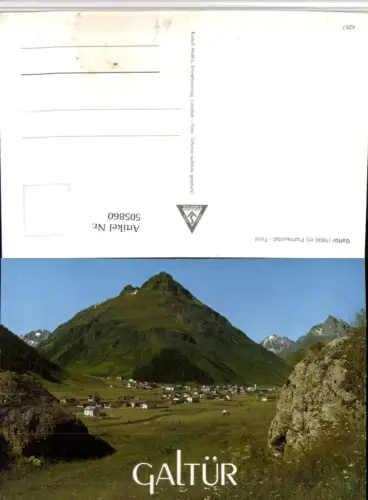 505860,Galtür im Paznauntal Totale Bergkulisse