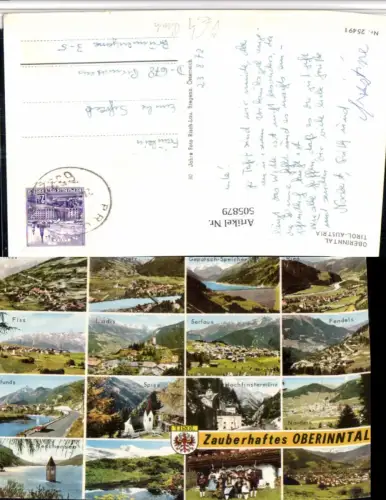 505879,Prutz Serfaus Pfunds Landeck Nauders Mehrbildkarte pub Risch-Lau 25491