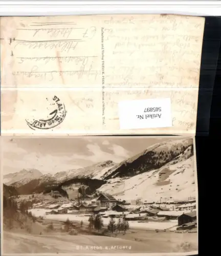 505897,St. Anton am Arlberg Totale Bergkulisse Winterbild