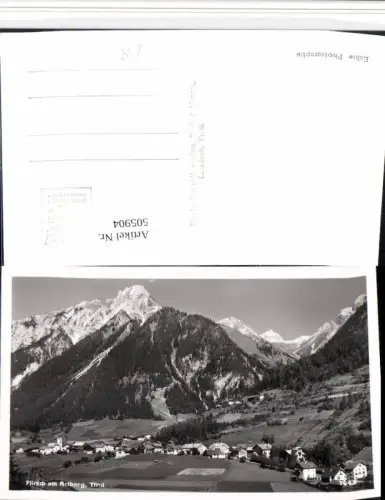 505904,Flirsch am Arlberg Totale Bergkulisse