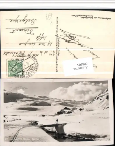 505905,Wirl b. Galtür Winterlandschaft Bergkulisse Brücke pub Risch-Lau 5939