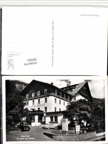 505921,St. Anton am Arlberg Hotel Post Oldtimer
