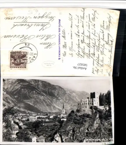 505927,Landeck Totale m. Burg Bergkulisse pub Josef Plangger