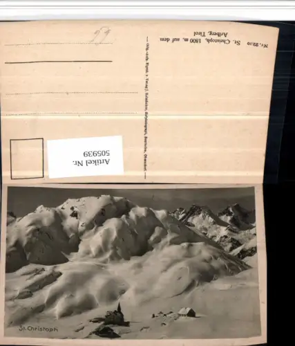 505939,St. Christoph am Arlberg Totale Bergkulisse Winterbild