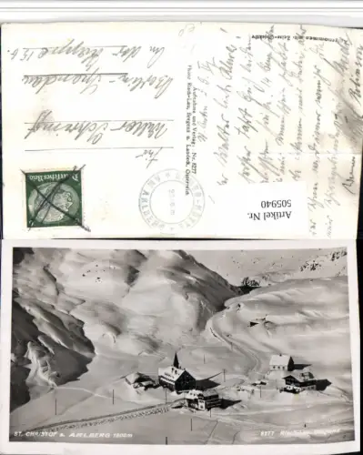 505940,St. Christof Christoph am Arlberg Totale Winterbild pub Risch-Lau 8277