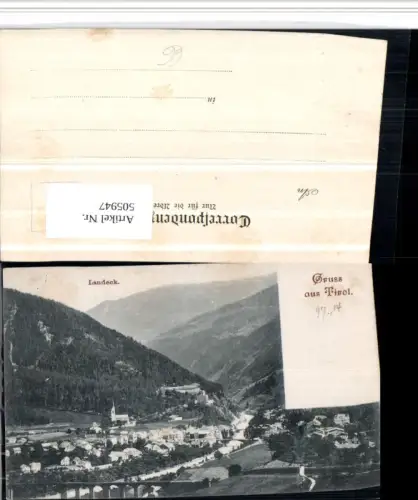 505947,Gruß aus Tirol Landeck Totale Brücke