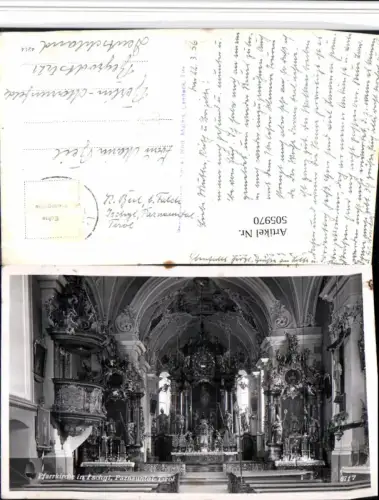 505970,Ischgl im Paznauntal Pfarrkirche Kirche Innenansicht Kanzel