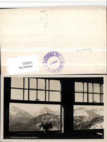 516025,Ausblick von d. Ulmerhütte b. St. Anton Bergkulisse pub Schildknecht 1182