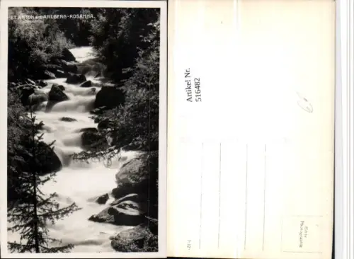 516482,St. Anton am Arlberg Rosanna Fluss Wildbach