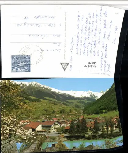 518891,Prutz im Oberinntal Teilansicht Brücke Bergkulisse