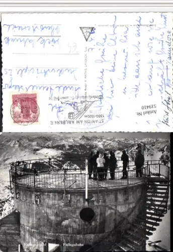 519410,Vallugagipfel b. St. Anton Aussichtsturm Bergkulisse