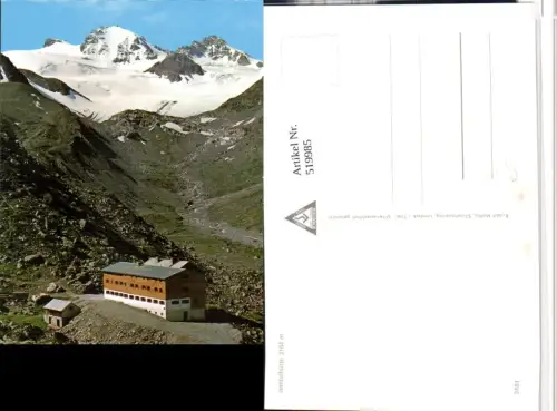 519985,Jamtalhütte Berghütte b. Galtür Bergkulisse