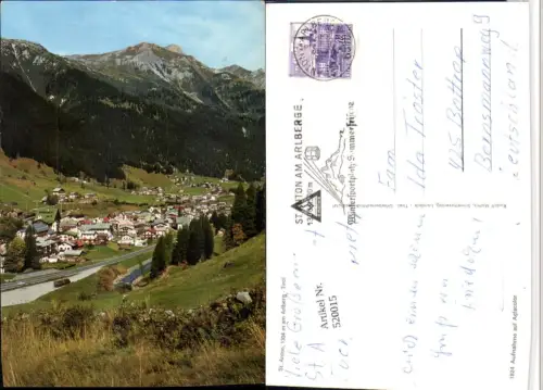 520015,St. Anton am Arlberg Totale Bergkulisse