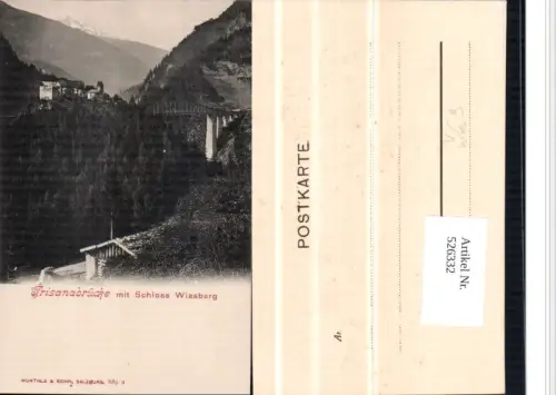 526332,Trisannabrücke bei Wiesberg Pians Strengen Landeck pub Würthle 889 a