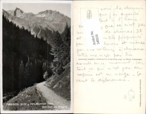 549256,Fimbatal Fatlarspitze b. Ischgl Paznaun pub Risch Lau 6510