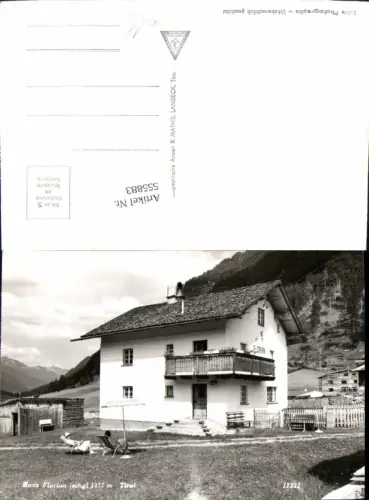 555883,tolle Foto-AK Ischgl im Paznauntal Paznaun Haus Pension Florian