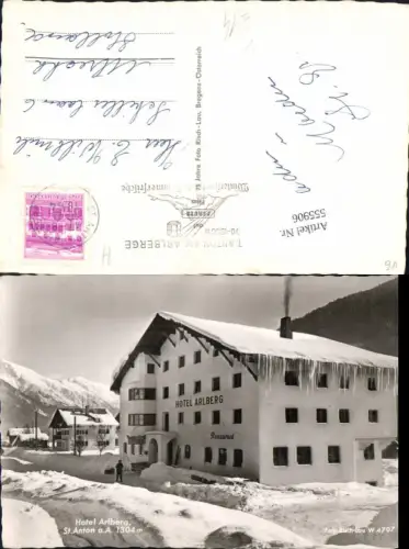555906,tolle AK St. Anton am Arlberg Hotel Arlberg pub Risch Lau W 4707