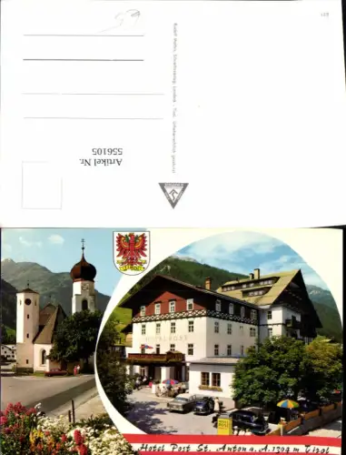 556105,St. Anton am Arlberg Hotel Post Oldtimer Auto
