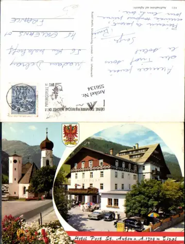 556134,St. Anton am Arlberg Hotel Post Oldtimer Auto