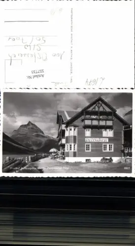 557733,tolle Foto-AK Galtür im Paznaun Paznauntal Gasthaus Ballunspitze