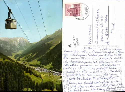 558543,St. Anton am Arlberg Vallugabahn Seilbahn