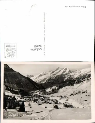 566901,Foto Ak St. Anton a. Arlberg Winteransicht