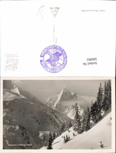 566902,Foto Ak Patteriol Arlberg Winteransicht St. Anton am Arlberg