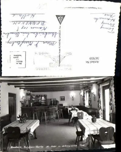 567659,Foto Ak St Anton a. Arlberg Hausbar i. Berghaus Maria