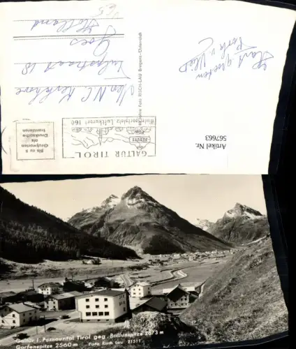 567663,Foto Ak Galtür i. Paznauntal geg. Ballunspitze Gorfenspitze pub Risch-Lau 21511