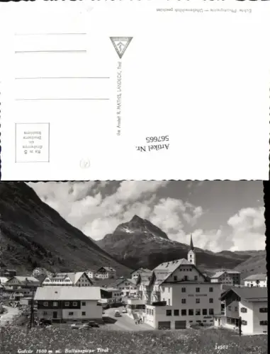 567665,Foto Ak Galtür m. Ballunspitze Hotel Fluchthorn
