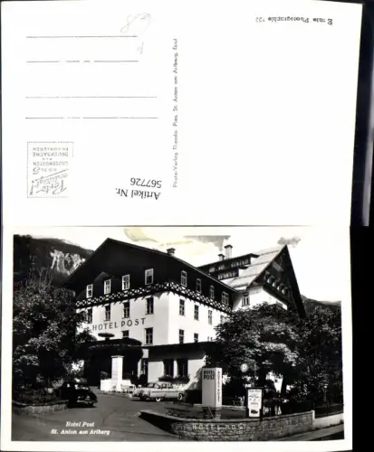 567726,Foto Ak St Anton a. Arlberg Hotel Post Auto