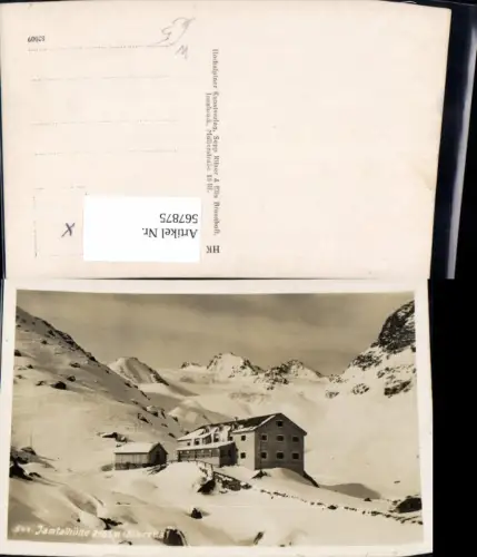 567875,Foto Ak Galtür Jamtalhütte Silvretta Winteransicht