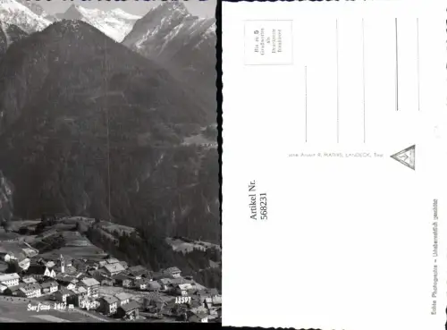568231,Foto Ak Serfaus Totale