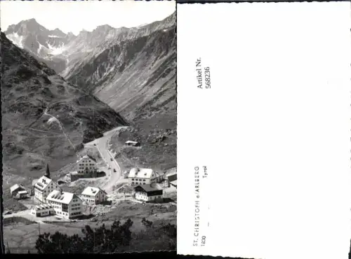568236,Foto Ak St Christoph a. Arlberg St Anton a. Arlberg Ansicht