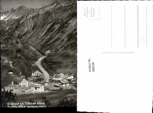 568238,Foto Ak St Christoph a. Arlberg St Anton a. Arlberg Arlbergpasshöhe pub Risch-Lau W 6616