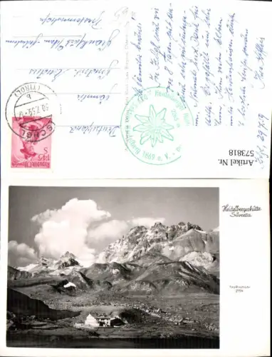 573818,Foto Ak Heidelberger Hütte Ischgl pub Risch-Lau 2154