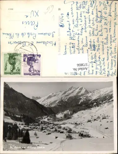 573856,Foto Ak St Anton a. Arlberg Winteransicht pub Theo K. Pies