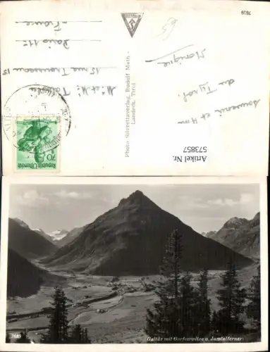 573857,Galtür m. Gorfenspitze u. Jamtalferner