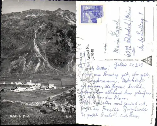 573948,Foto Ak Galtür Totale