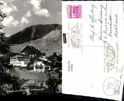 573961,St. Anton am Arlberg Ansicht pub Risch-Lau 4545