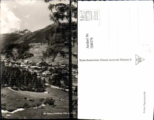 598376,Foto Ak St. Anton am Arlberg Totale