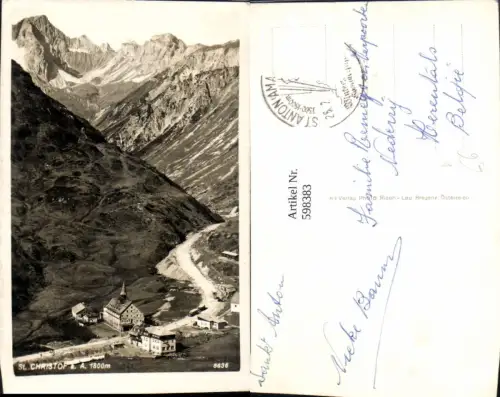 598383,Foto Ak St. Christoph a. Arlberg St. Anton am Arlberg pub Risch-Lau 8636