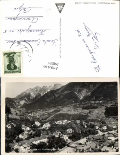 598387,Foto Ak Landeck m. Parseierspitze