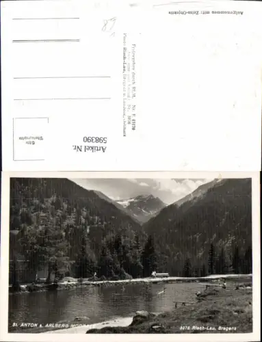 598390,Foto Ak St. Anton am Arlberg Moorsee Schwimmen pub Risch-Lau 43170