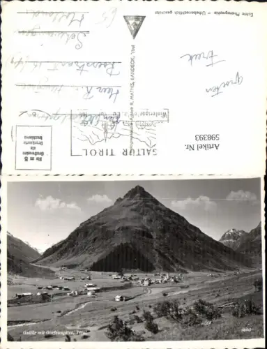 598393,Foto Ak Galtür m. Gorfenspitze