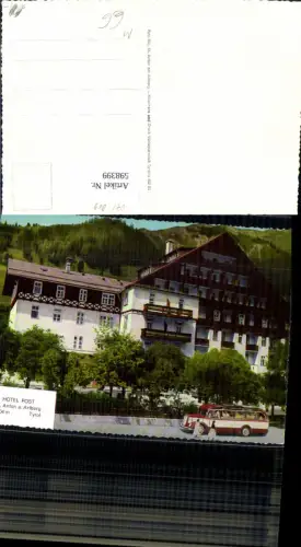 598399,Foto Ak St. Anton am Arlberg Hotel Post Autobus Bus Reisebus