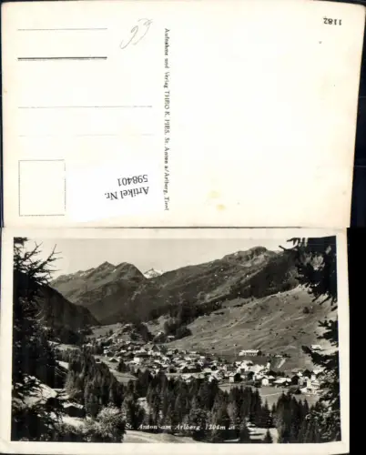 598401,Foto Ak St. Anton am Arlberg Totale