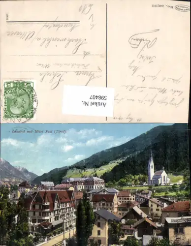 598407,Landeck m. Hotel Post pub Robert Wagner 349/1911