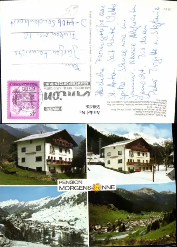 598436,Mehrbild Ak St. Anton am Arlberg Pension Morgensonne